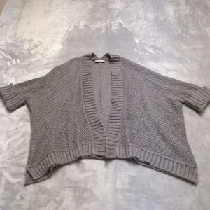 Wooden Ships X/S Cardigan Sweater Acrylic Mohair Wool Gray Knit Open Kurt Cobain